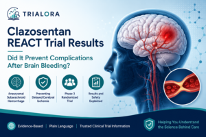 Clazosentan REACT Phase 3 trial results for aneurysmal subarachnoid hemorrhage