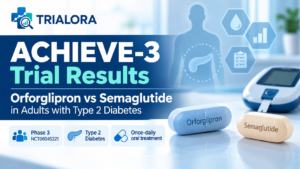 ACHIEVE-3 Phase 3 trial comparing oral orforglipron with oral semaglutide in adults with type 2 diabetes
